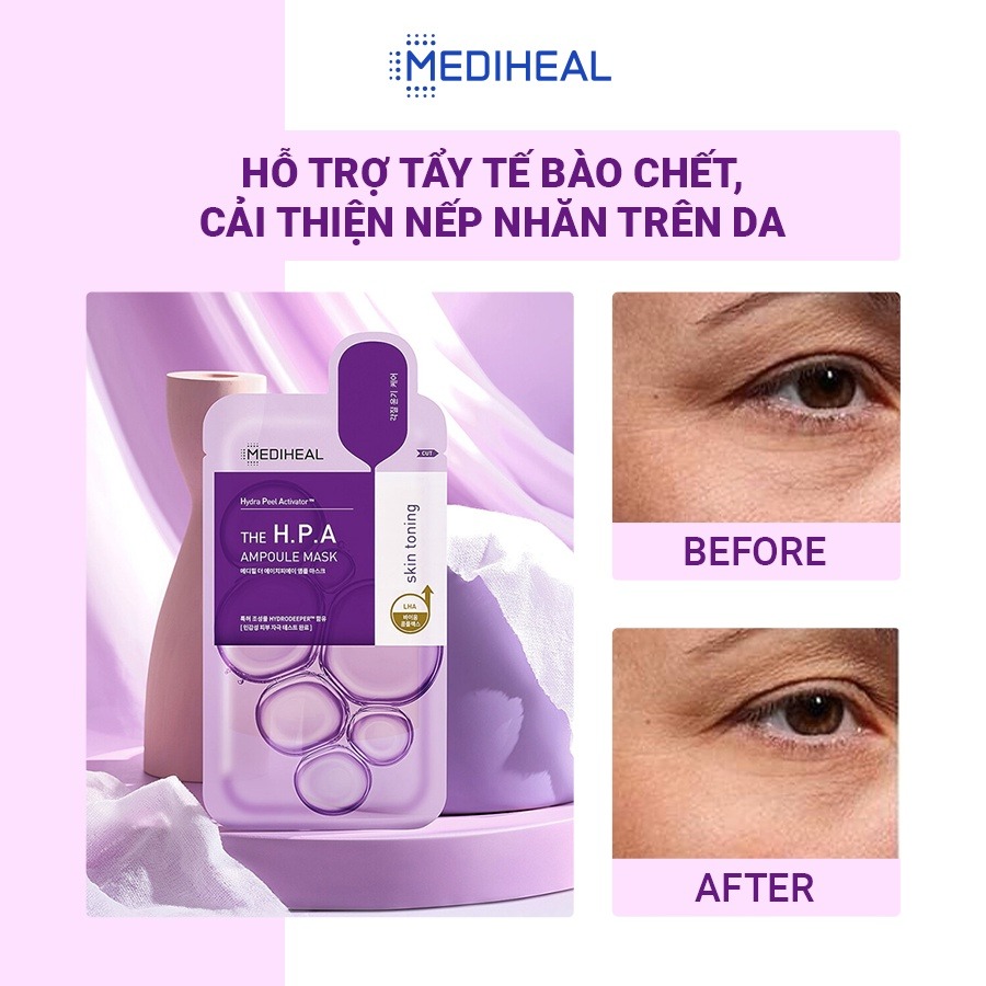 Mặt Nạ Mediheal Derma Ampoule Mask H.P.A (Mẫu cũ)