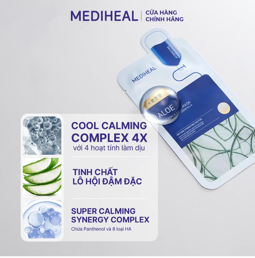 Mặt Nạ Mediheal Dermaplus - Aloe Mask