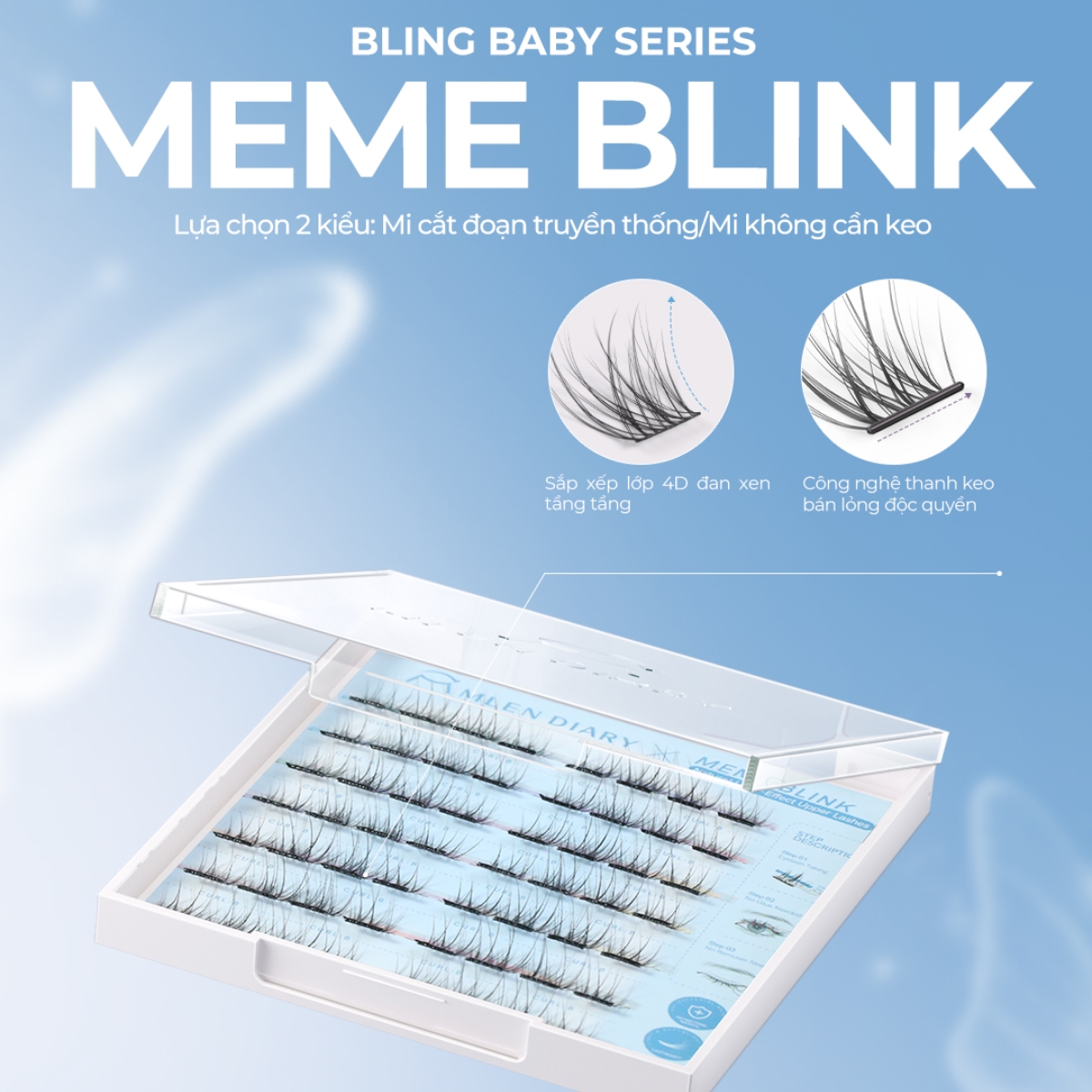 Mi Giả Mlen Diary Tự Dính - Meme Blink