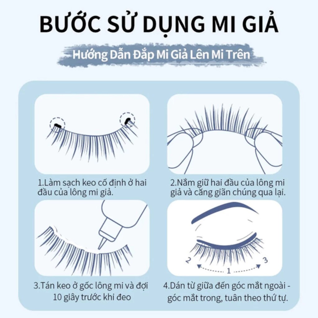 Mi Giả Mlen Diary Strips Lashes Giả Gân Trong Suốt - Sweet Cocoa