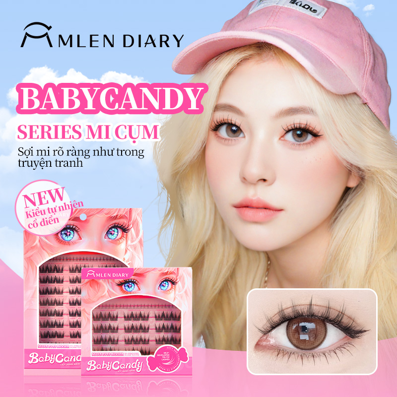 Mi Giả Mlen Diary Kiểu Baby Candy (Hộp To)