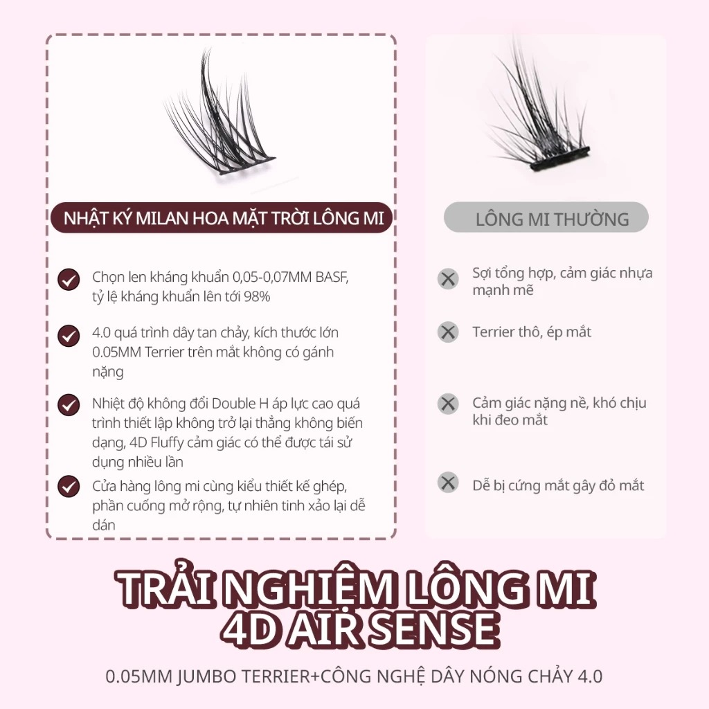 Mi Giả Mlen Diary Kiểu Baby Candy (Hộp To)