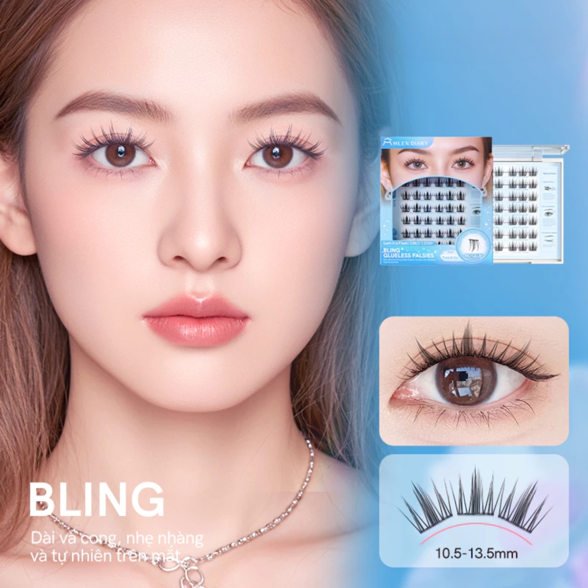 Mi Giả Mlen Diary Tự Dính - Bling