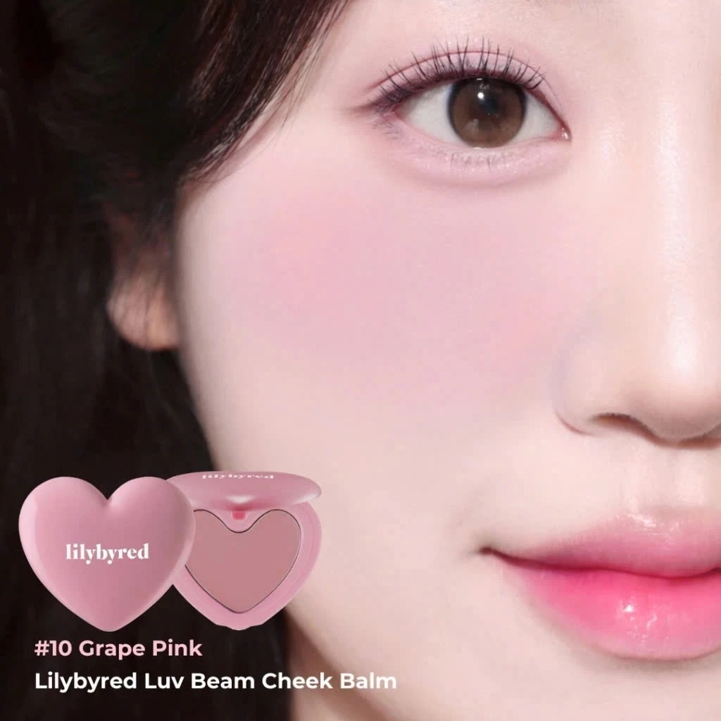 Phấn Má Lilybyred Luv Beam Cheek Balm Dạng Kem #10 Grape Pink