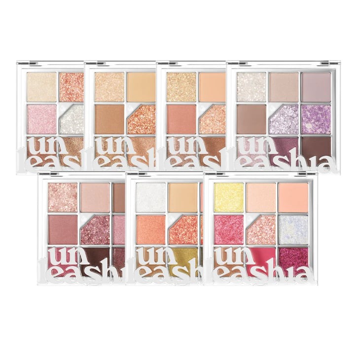 Phấn Mắt Unleashia Glitterpedia Eye Pallete 9 Ô - NO.1 All of Glitter