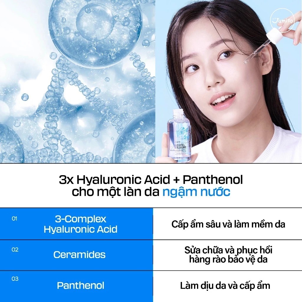 Serum Jumiso Dưỡng Ẩm Da Waterfull Hyaluronic Acid 50ml
