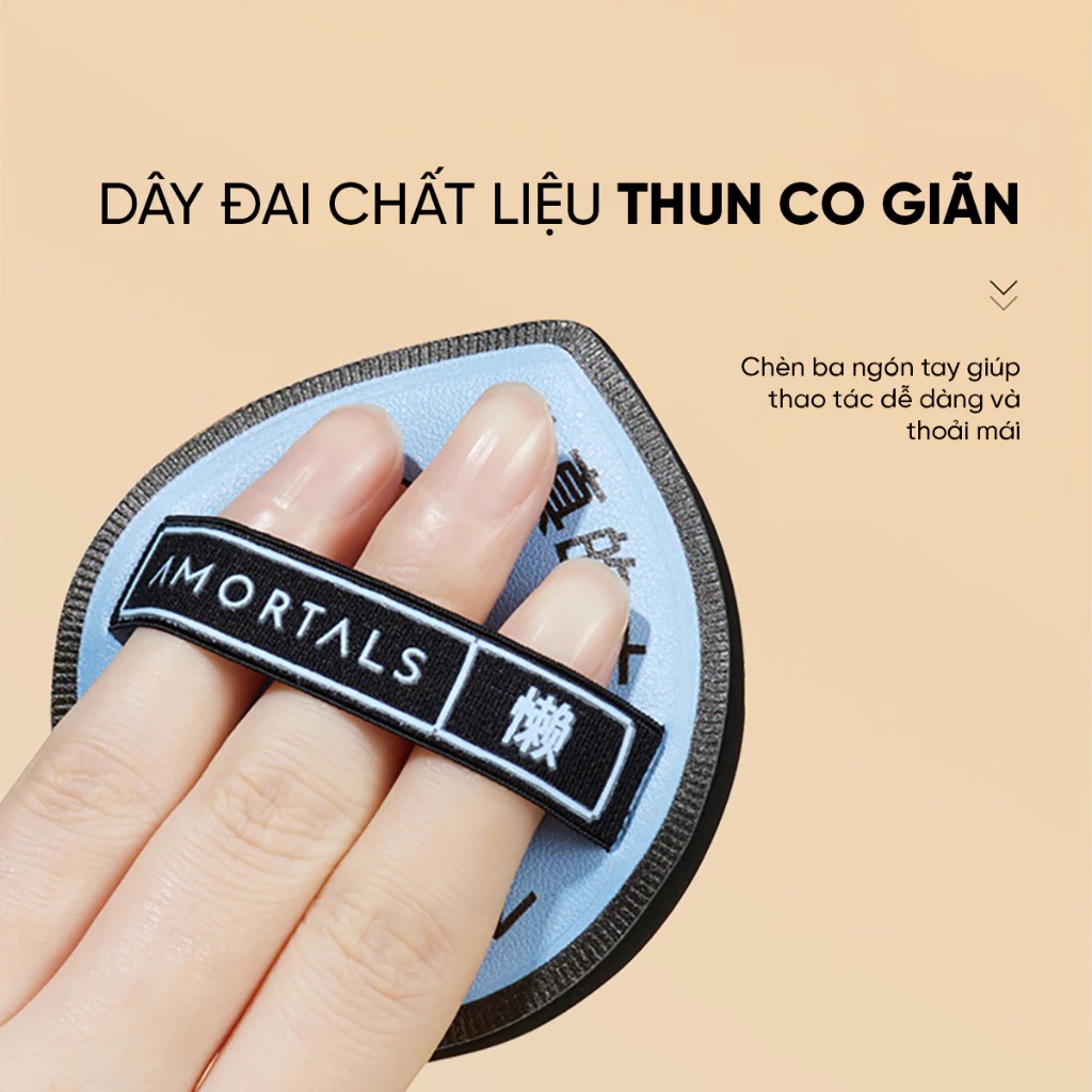 Set Bông Mút Amortals Powder Puff Suit (2 Bông Phấn Size XL + 1 Hộp Bảo Quản)