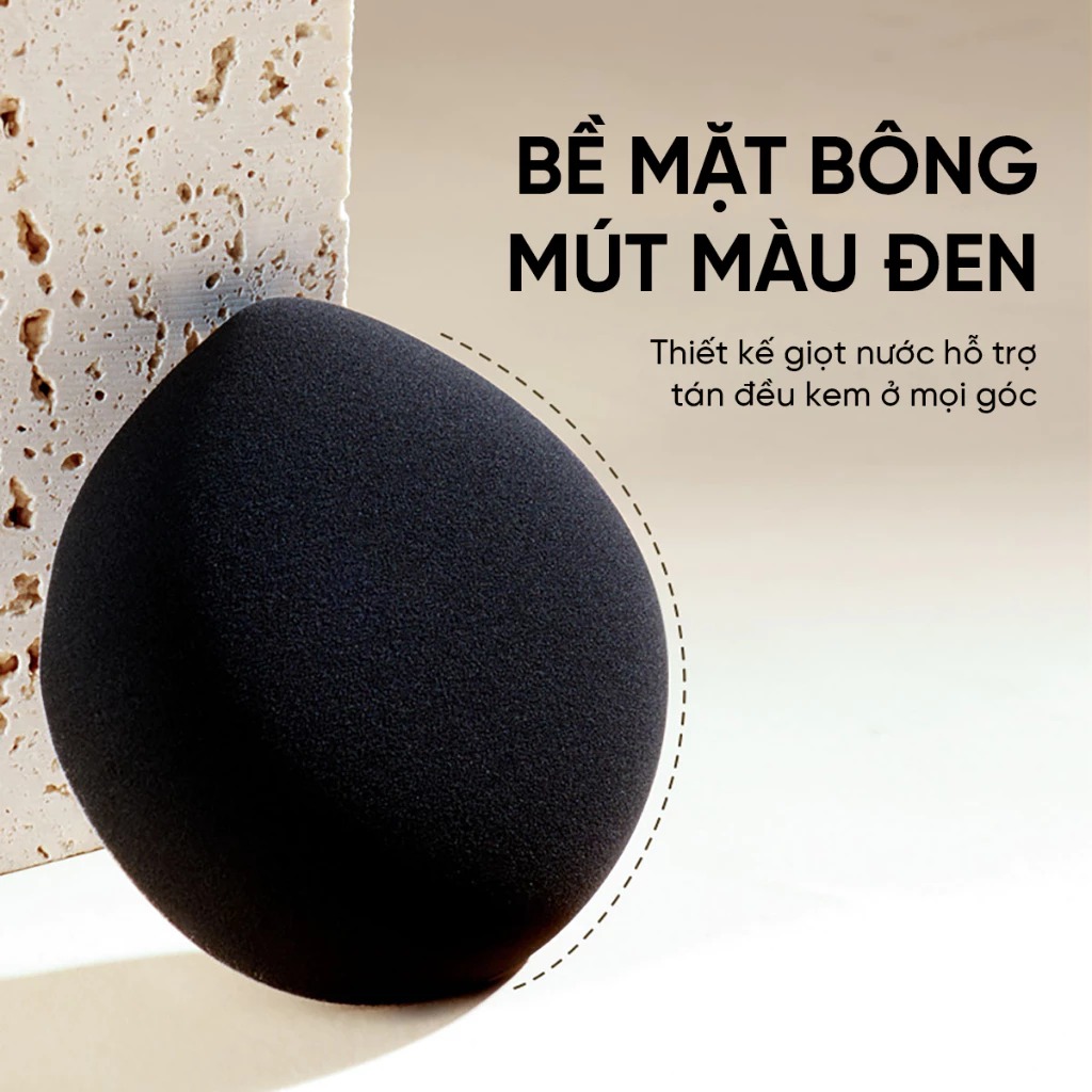 Set Bông Mút Amortals Powder Puff Suit (2 Bông Phấn Size XL + 1 Hộp Bảo Quản)