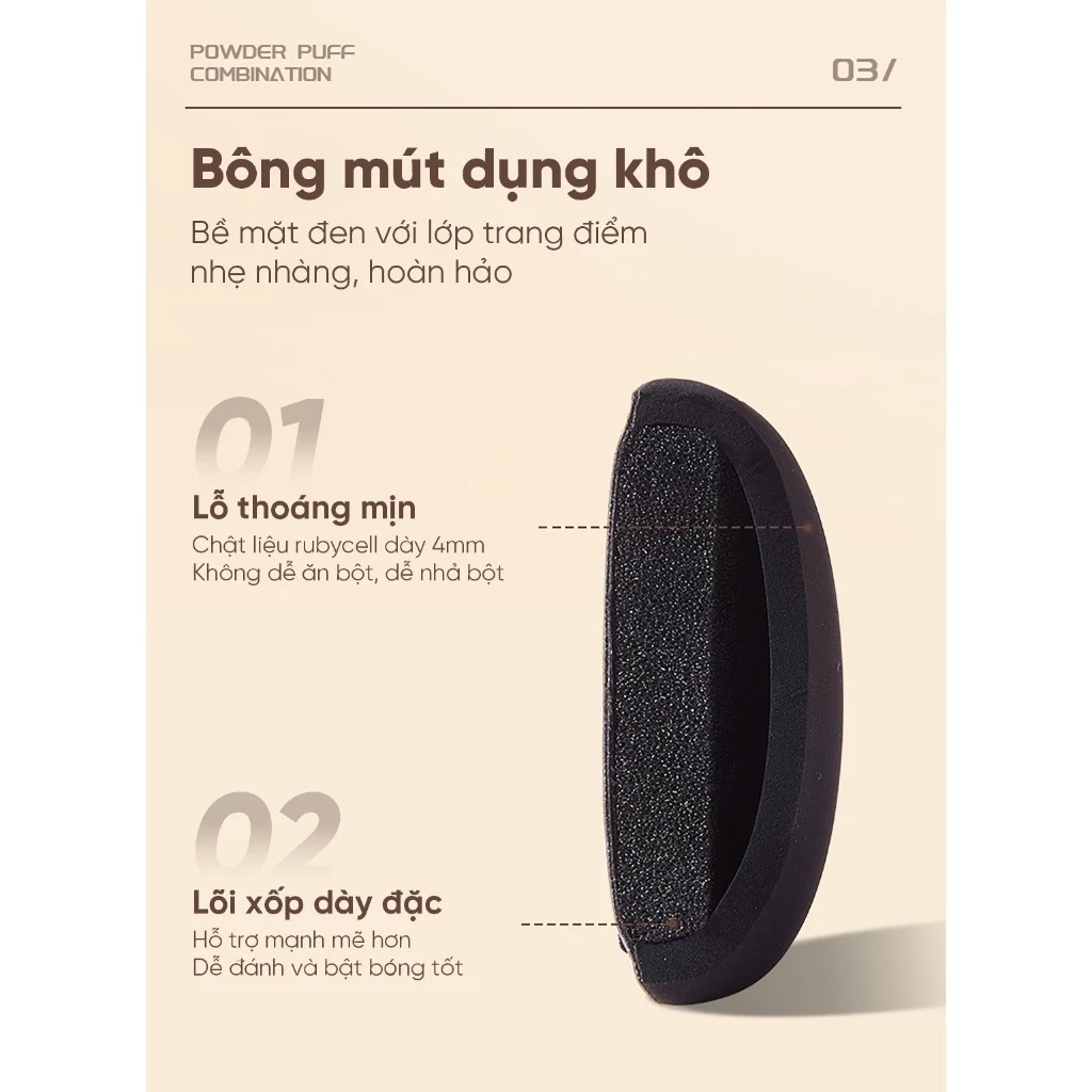 Set Bông Mút Amortals Sao Song Tử (2 Bông Mút + 1 Hộp Đựng)