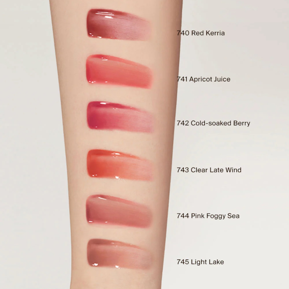 Son bóng Joocyee Essence Mirror Watery Gloss #740 Red Kerria