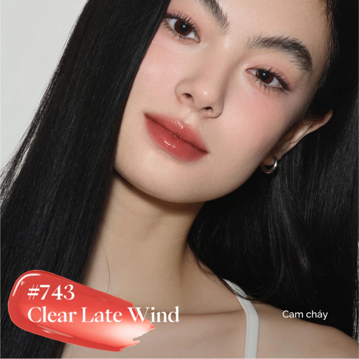 Son bóng Joocyee Essence Mirror Watery Gloss #743 Clear Late Wind