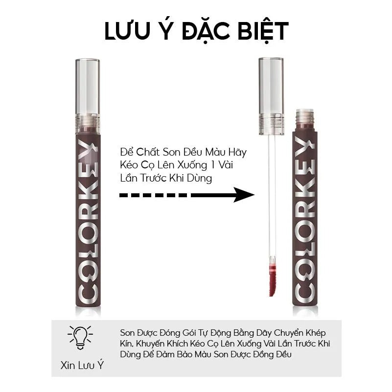Son Tint Bóng Colorkey Glasting Water Tint #R704
