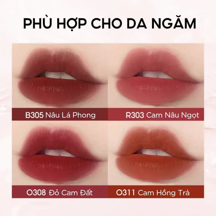 Son Tint Colorkey Soft Matte Water Tint B305 Nâu Lá Phong