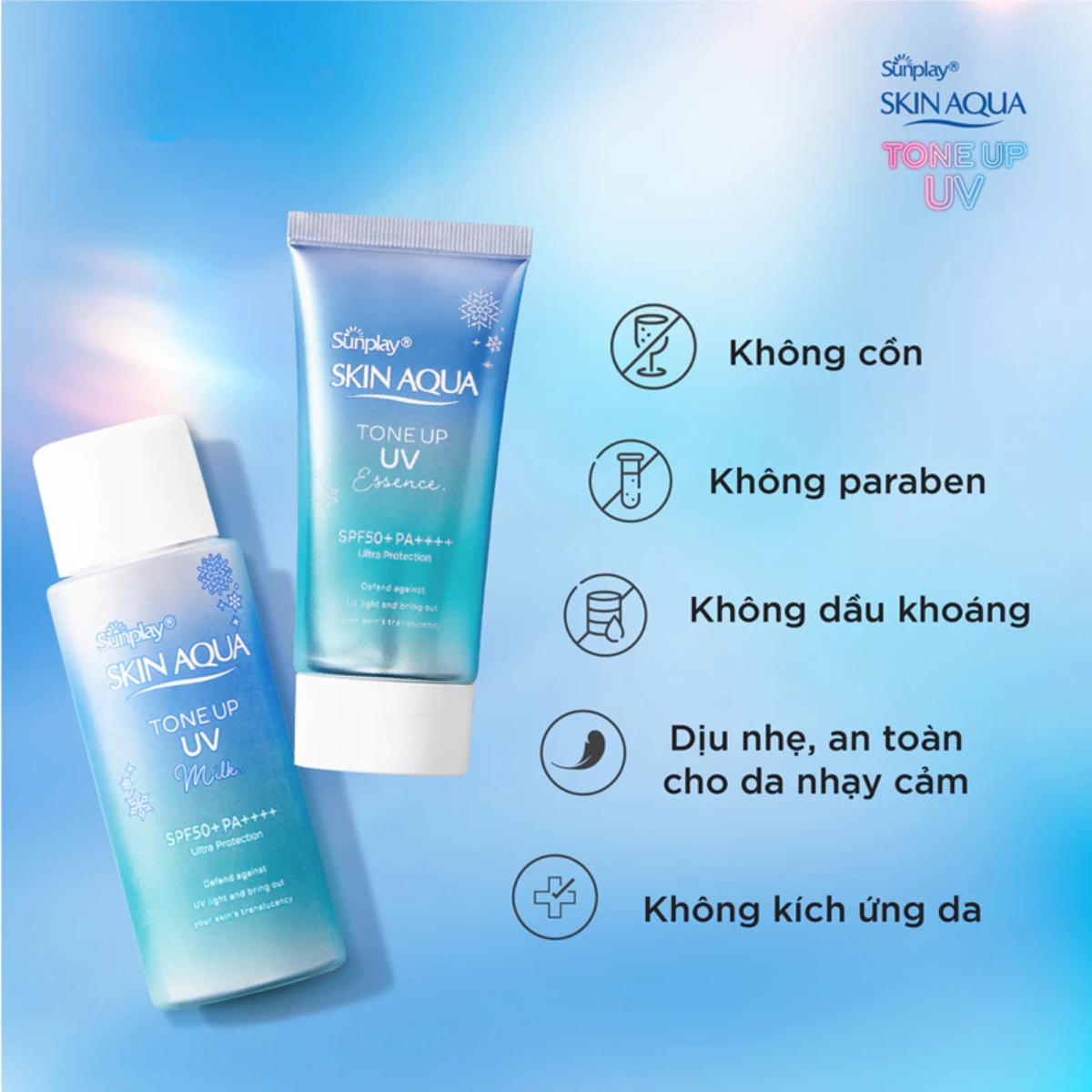 Tinh Chất Chống Nắng Sunplay Skin Aqua Hiệu Chỉnh Màu Da Blue 50g
