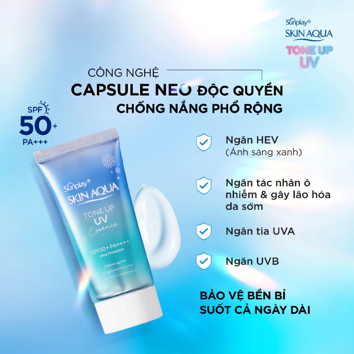 Tinh Chất Chống Nắng Sunplay Skin Aqua Hiệu Chỉnh Màu Da Blue 50g