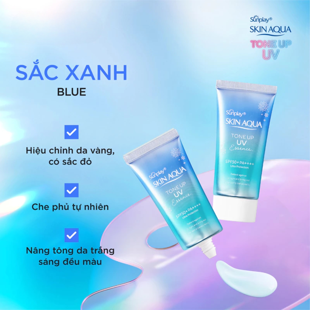 Tinh Chất Chống Nắng Sunplay Skin Aqua Hiệu Chỉnh Màu Da Blue 50g