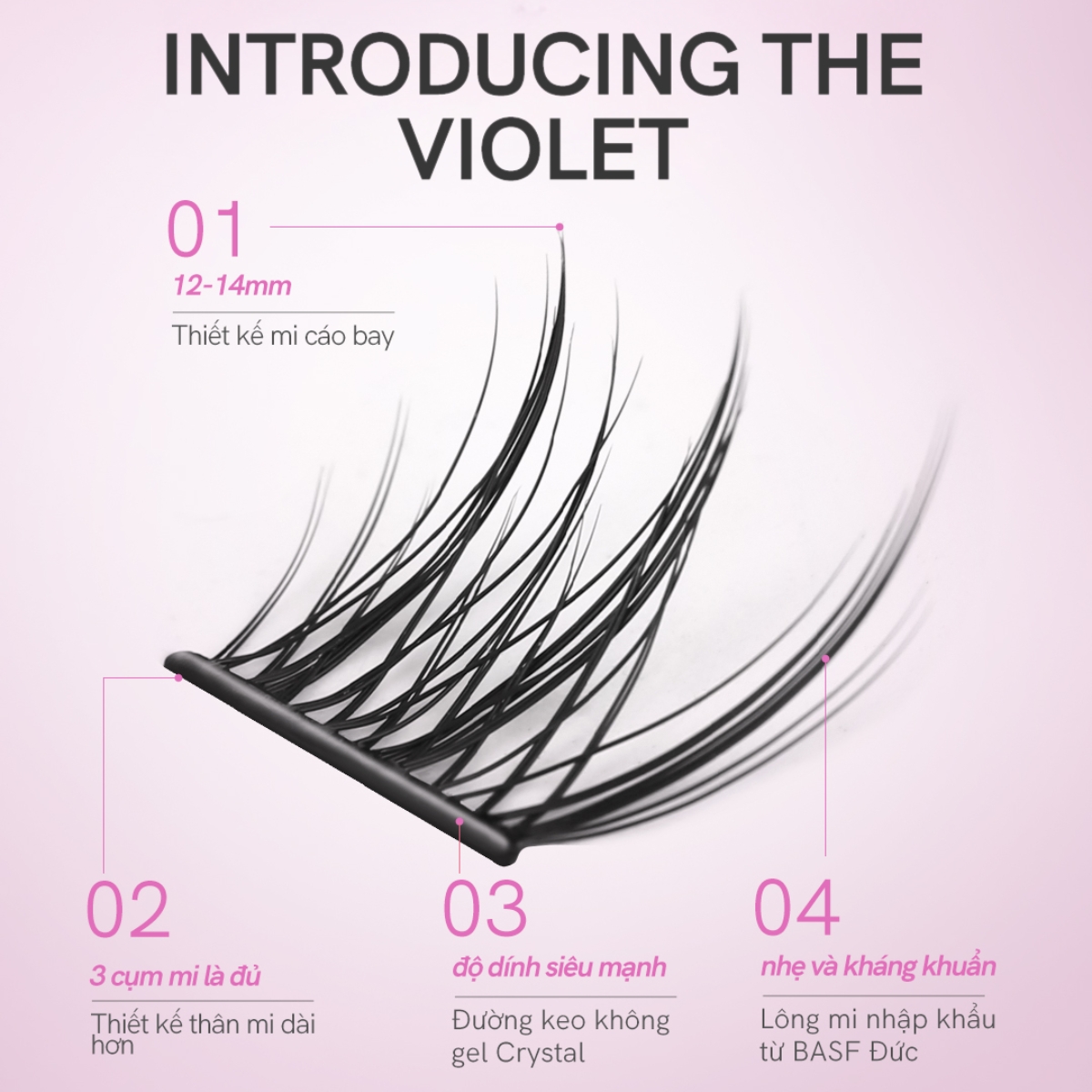 Mi Giả Mlen Diary Tự Dính - Violet