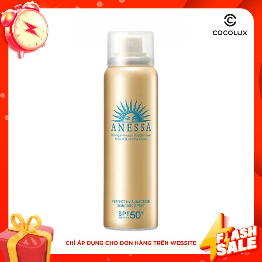 Xịt Chống Nắng ANESSA Perfect UV Sunscreen Skincare Spray SPF50+ PA++++ 60g