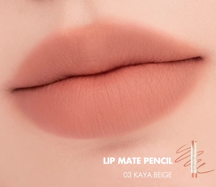 Chì Kẻ Viền Môi Romand Lip Matte Pencil - 03 Kaya Beige