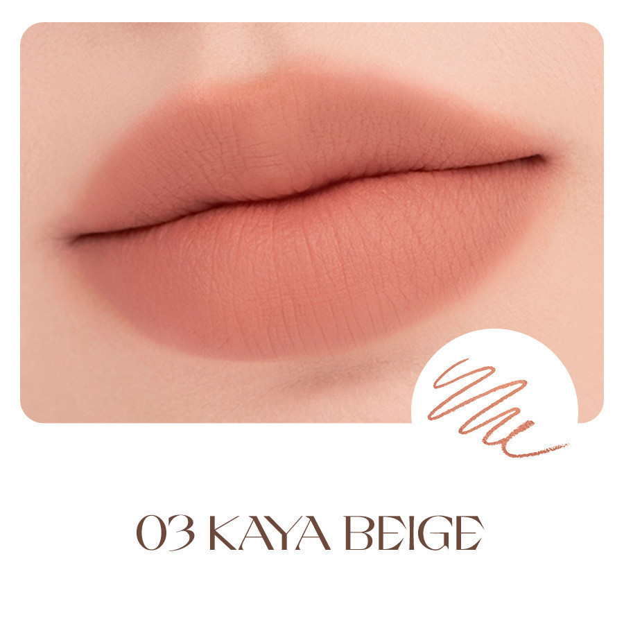 Chì Kẻ Viền Môi Romand Lip Matte Pencil - 03 Kaya Beige