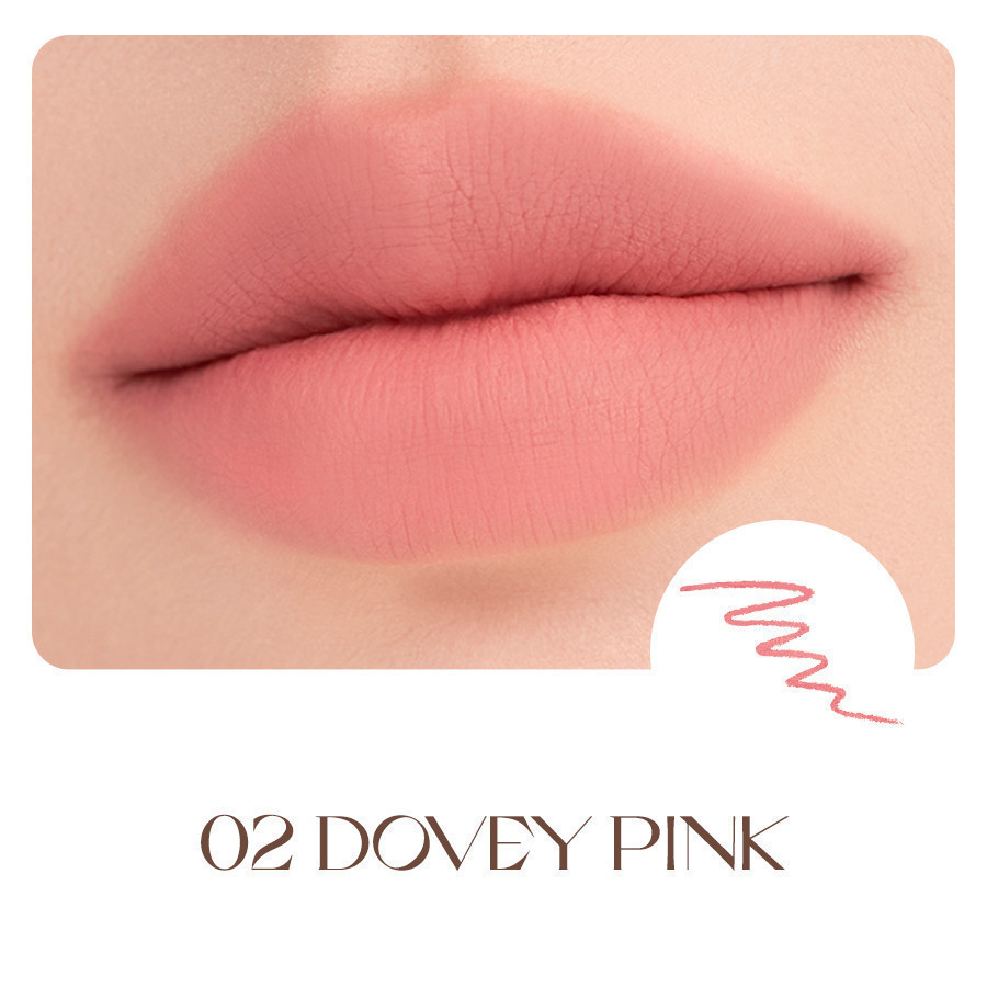 Chì Kẻ Viền Môi Romand Lip Matte Pencil - 02 Dovey Pink