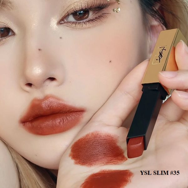Son Thỏi YSL Rouge Pur Couture The Slim 35 Loud Brown