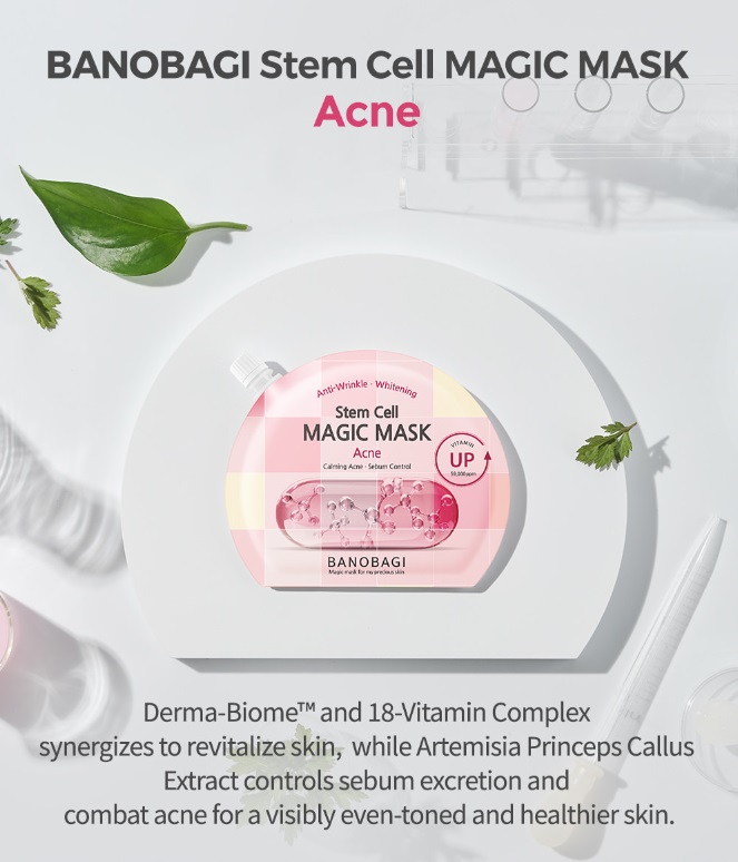 Mặt Nạ Ngủ Banobagi Stem Cell Magic Mask 23ml - Acne