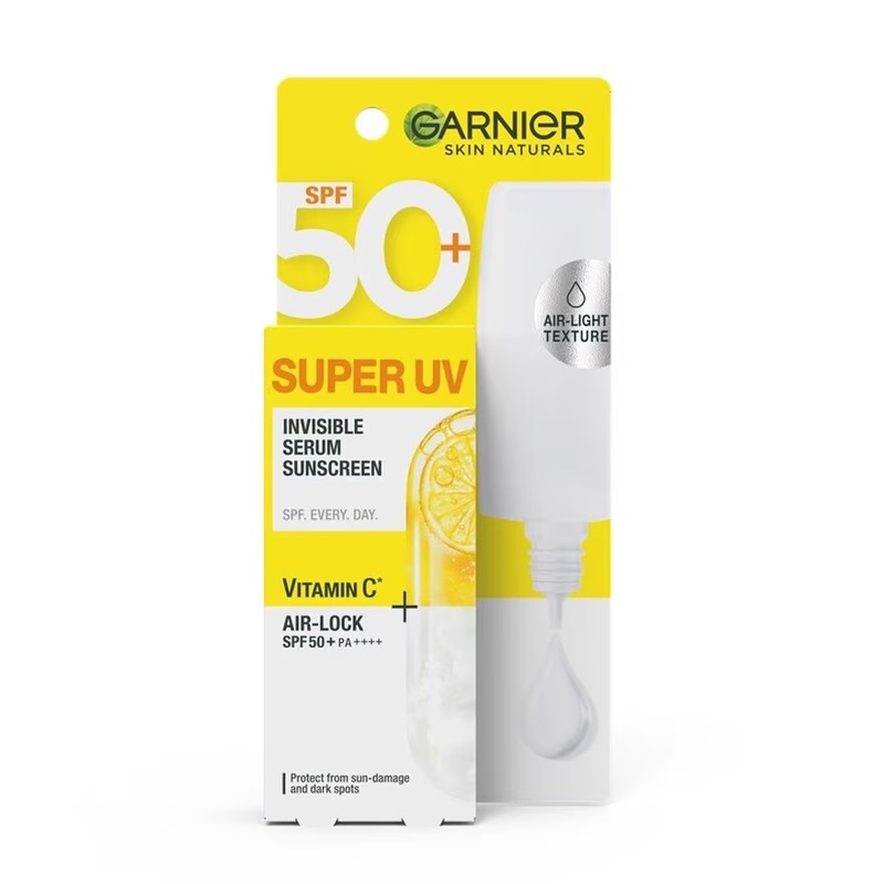 Serum Chống Nắng Garnier Skin Naturals Super UV Invisible Serum Sunscreen 30ml