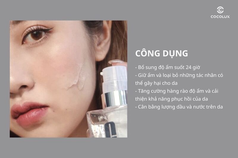 Công dụng của kem dưỡng ẩm Clinique Dramatically Different Moisturizing Gel