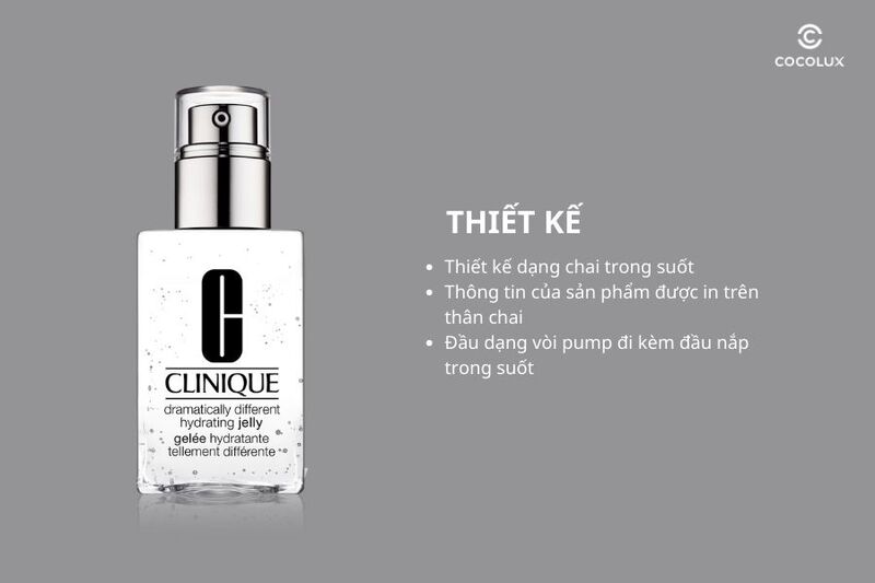 Thiết kế của kem dưỡng ẩm Clinique Dramatically Different Moisturizing Gel