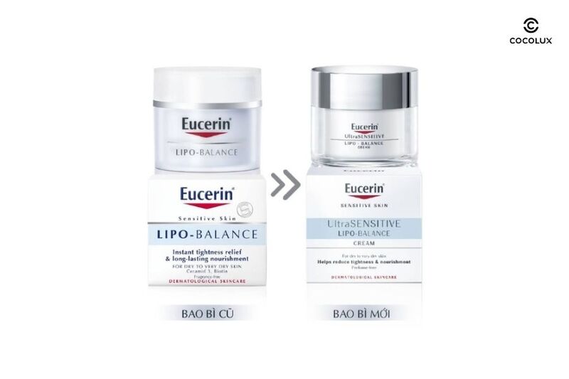 Thiết kế của kem&nbsp;dưỡng ẩm Eucerin UltraSENSITIVE AQUAporin Nourishing Gel Cream
