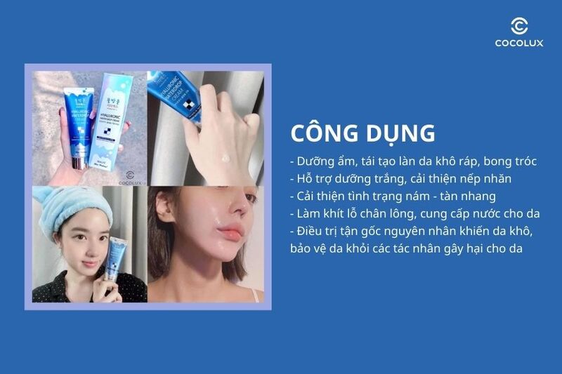 Công dụng của kem dưỡng Melasma-X Hyaluronic WaterDrop Cream 80ml