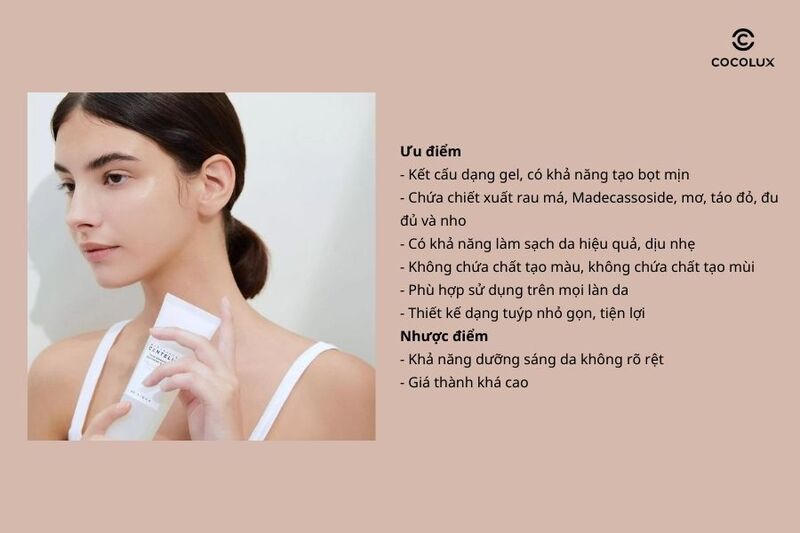 Ưu điểm và nhược điểm của sữa rửa mặt Skin1004 Madagascar Centella Tone Brightening Cleansing Gel Foam