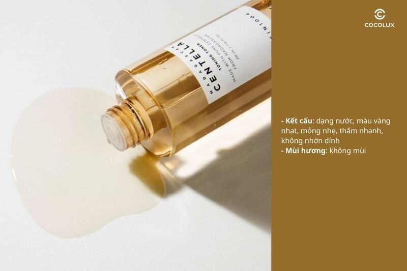 Kết cấu, mùi hương của toner Skin1004 Madagascar Centella Toning