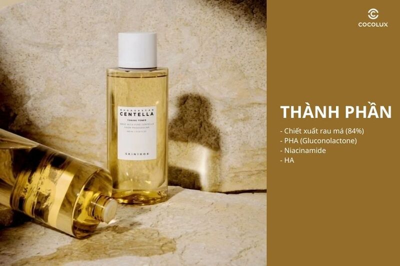 Thành phần của toner Skin1004 Madagascar Centella Toning