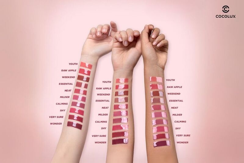 Bảng màu son bóng 3CE Drop Glow Gel