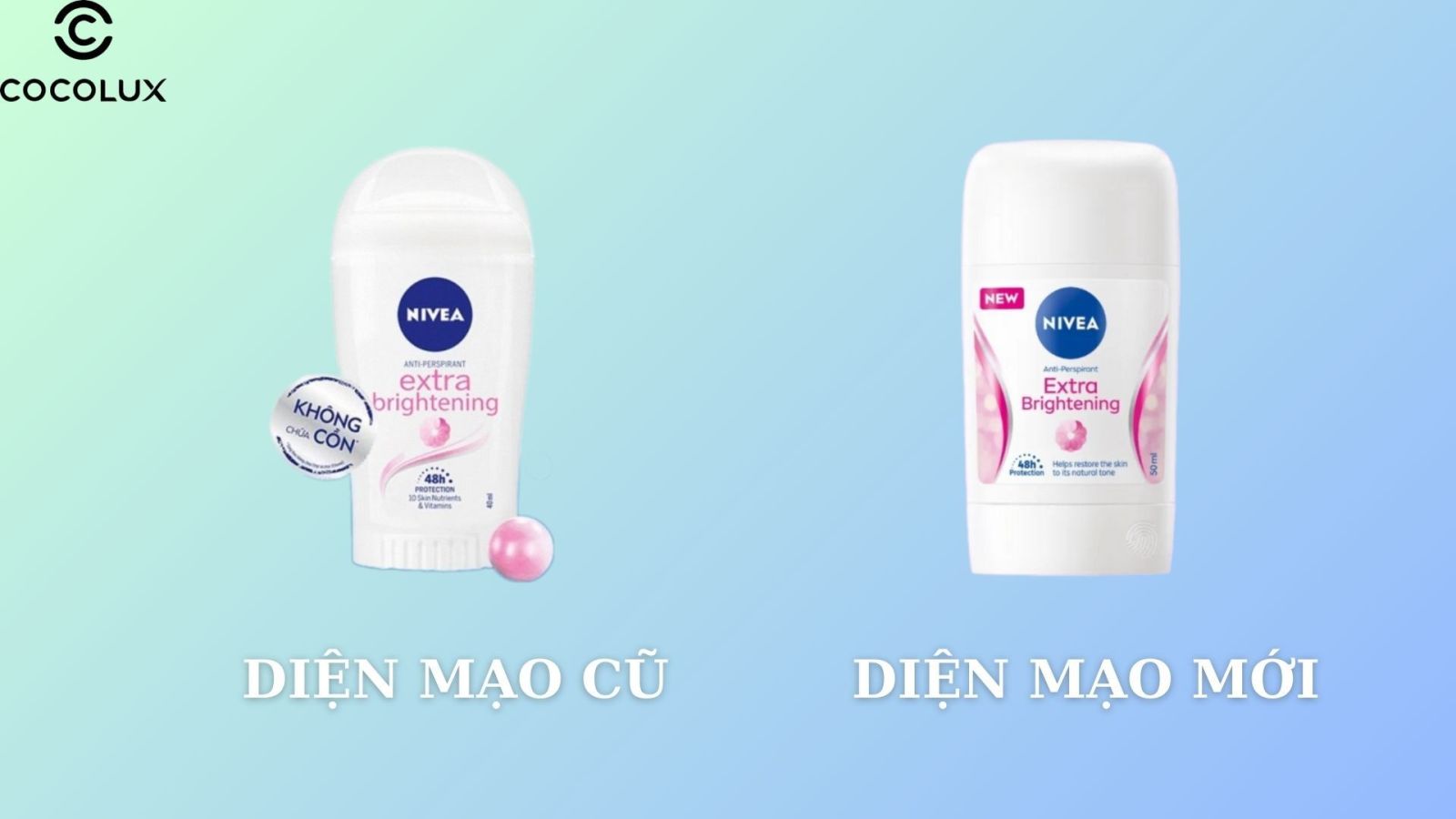 Bao b&igrave; S&aacute;p khử m&ugrave;i Nivea Extra Brightening