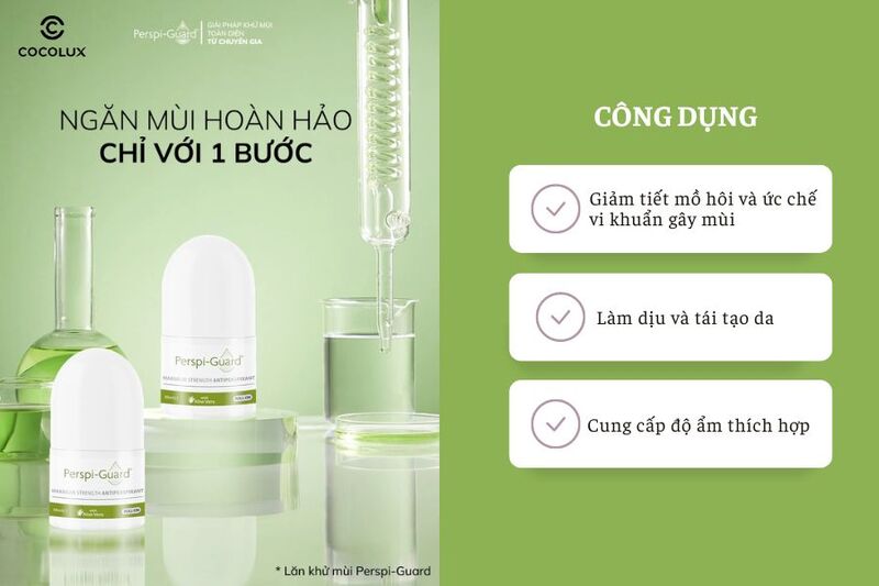 Công dụng nổi bật của Lăn Khử Mùi Perspi-Guard 30ml 