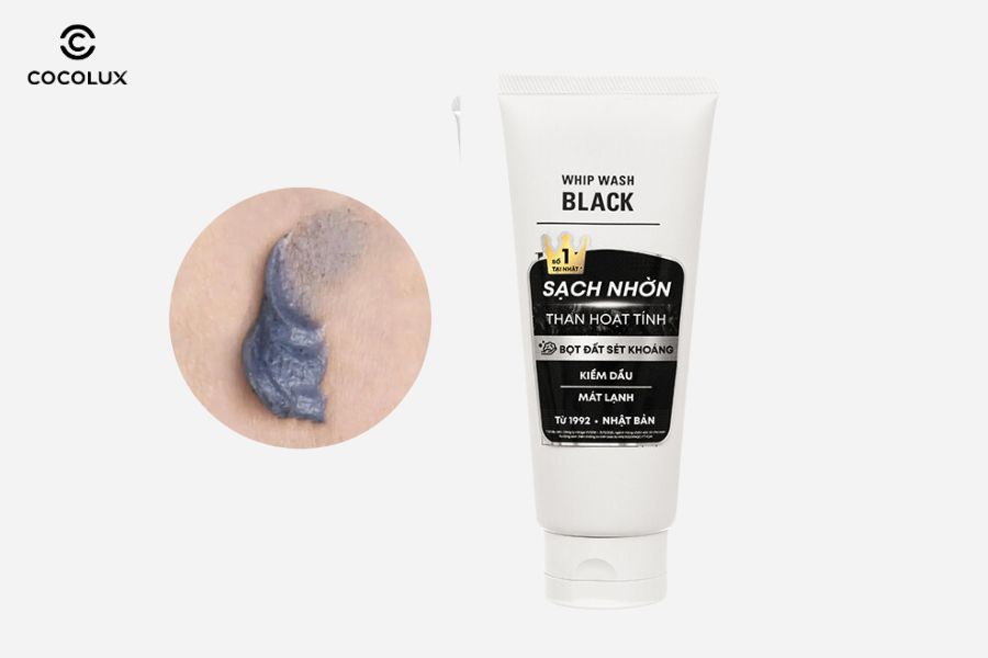 Kết cấu của Sữa rửa mặt Shiseido Uno Whip Wash Black&nbsp;