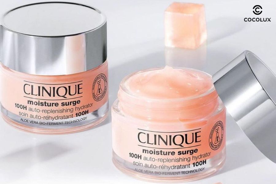 Thiết kế bao bì của Kem Dưỡng Clinique Moisture Surge 100H