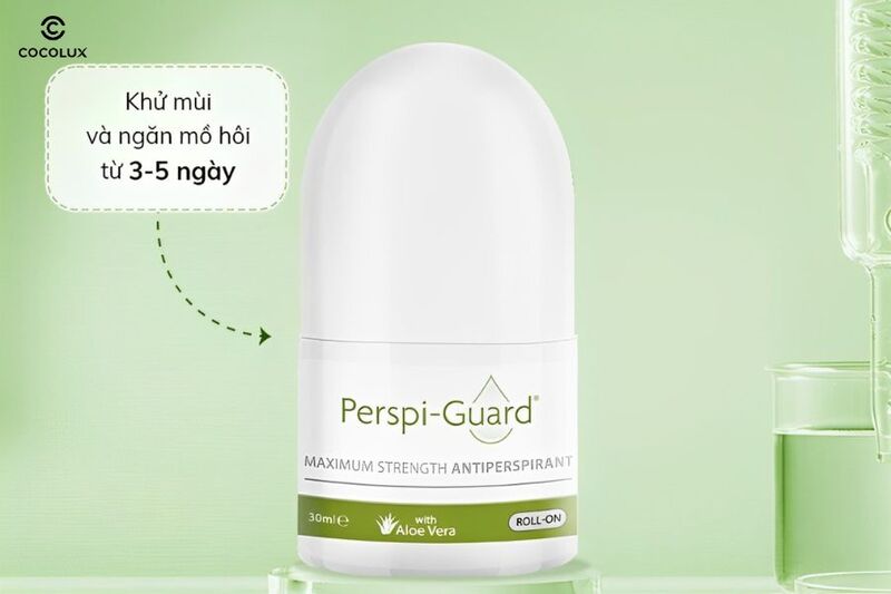 Thiết kế bao bì của Lăn Khử Mùi Perspi-Guard 30ml 