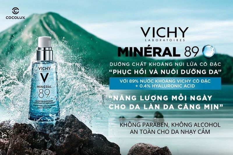 Vichy Khoáng Mineral 89 cấp ẩm chuyên sâu