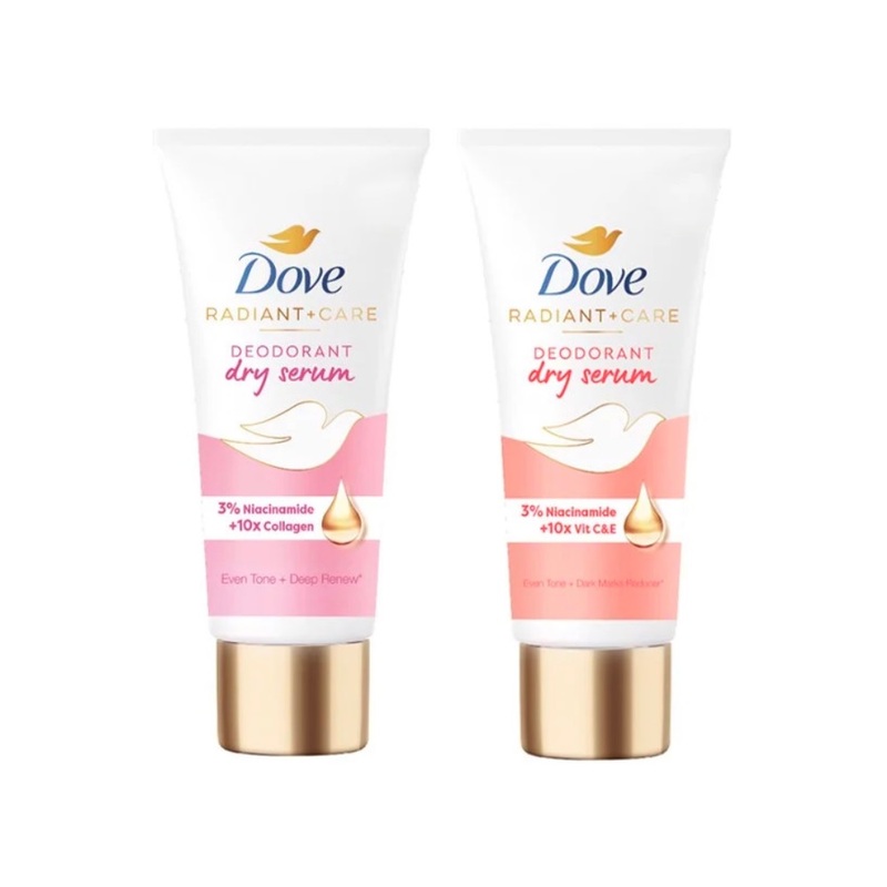 Kem Ngăn Mùi Dove Dưỡng Sáng Da Deodorant Dry Serum 3% Niacinamide +10x Vitamin C&E 40ml