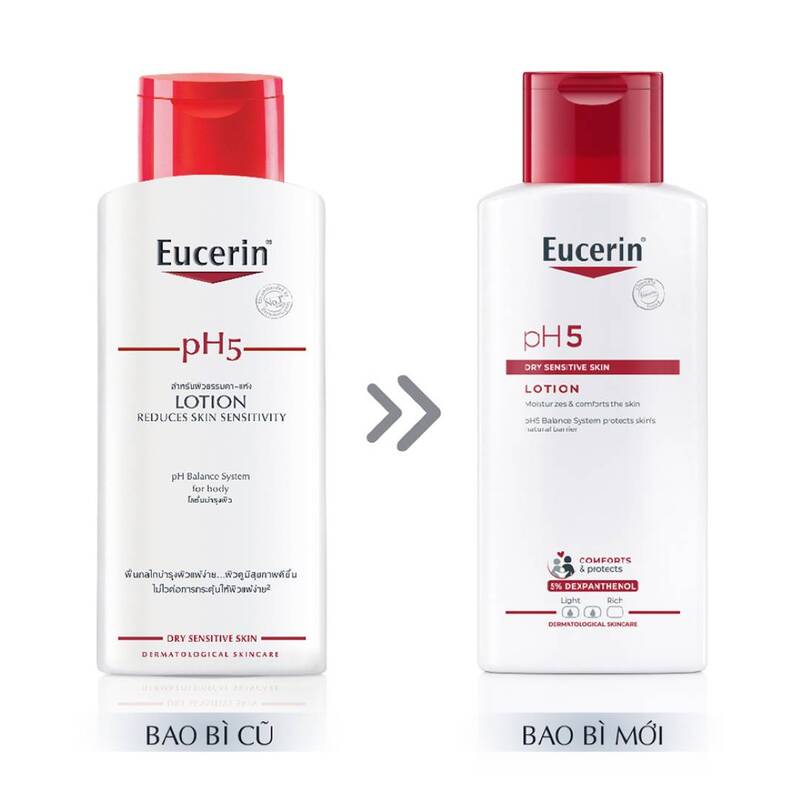 Sữa Dưỡng Thể Eucerin pH5 Lotion Cho Da Nhạy Cảm 250ml