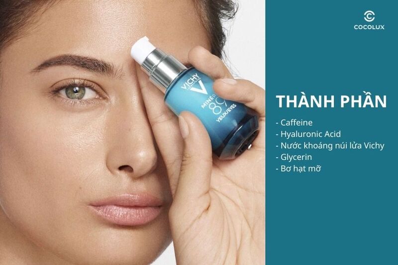 Thành phần của kem dưỡng mắt Vichy Mineral 89 Eyes