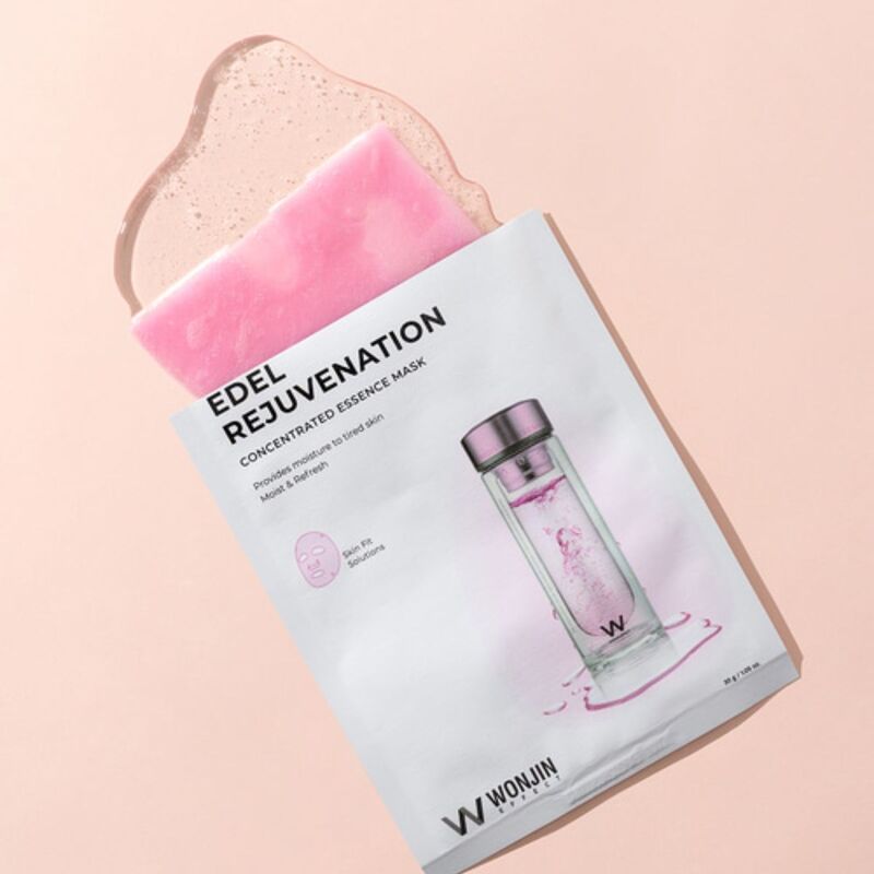 Mặt Nạ Wonjin Effect Edel Rejuvenation Concentrated Essence Mask - Trẻ Hóa Da (Hồng)