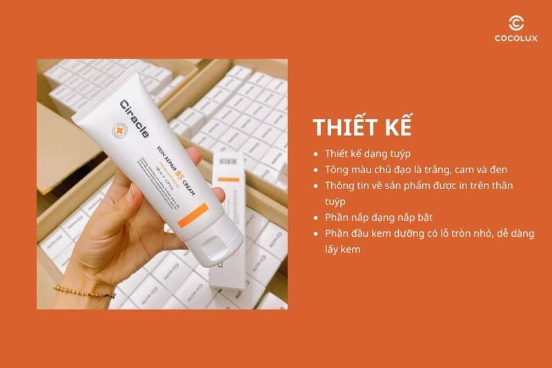 Thiết kế của kem dưỡng&nbsp;Ciracle Skin Repair B5 100ml