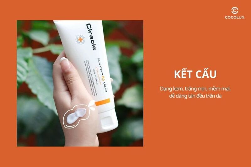 Kết cấu&nbsp;của kem dưỡng&nbsp;Ciracle Skin Repair B5 100ml