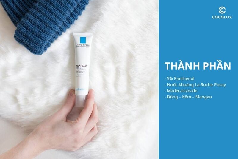 Th&agrave;nh phần&nbsp;của kem dưỡng La Roche-Posay Cicaplast Gel B5 40ml