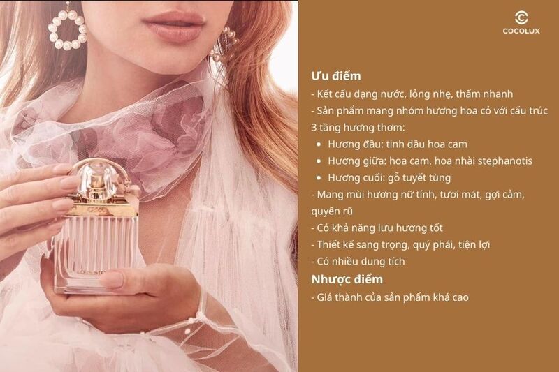 Ưu điểm v&agrave; nhược điểm của nước hoa Chloe Love Story EDP